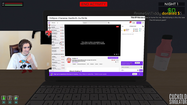 xQc browses LSF