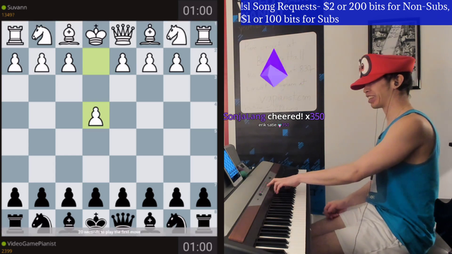 5Head VideoGamePianist plays keyboard, plays bullet chess, and juggles... all at the same time