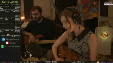Usually small channel a_couple_streams rick rolls the front page