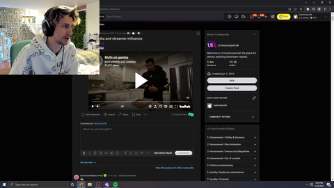 xQc compares swearing and video game addiction to promoting Slots