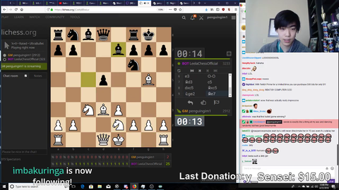 Incredible feat by chess player Andrew Tang who managed to beat the chess AI LeelaChessZero in a bullet game (only 15 seconds per player)