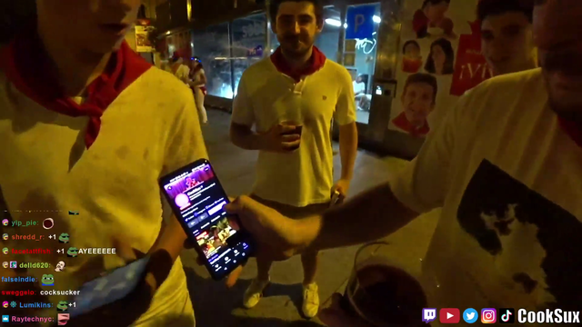 Cook gets a Twitch Prime in person KEK
