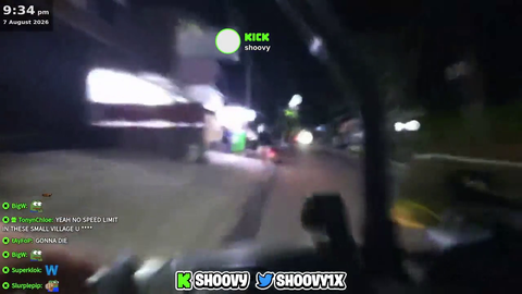 Kick streamer - Shoovy caught drink driving & minor crash at the end
