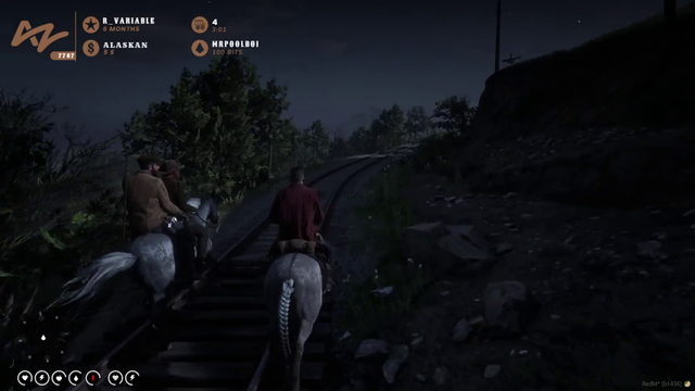 AnthonyZ's first day in RDR2 RP going great