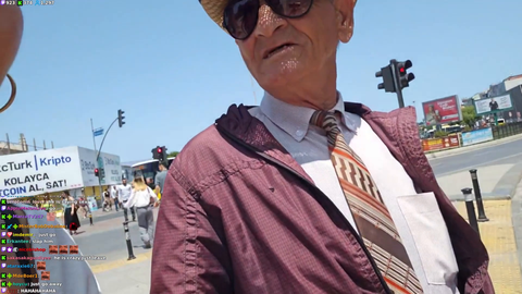 Creepy old man in turkey