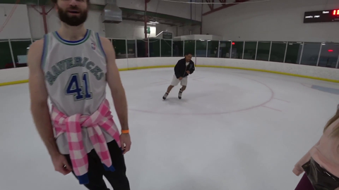 Nick Polom Ice Skating.