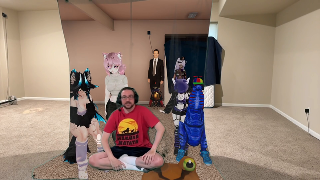 Streamer successfully opens a portal to VRChat  in his basement
