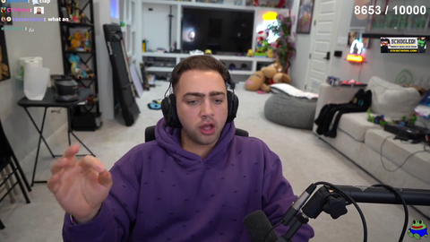 Mizkif praises WillNeff for his full improv during School'd