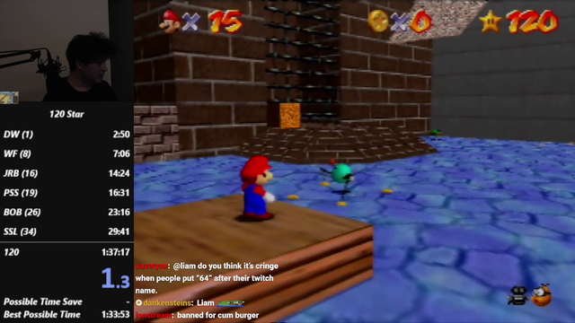 Liam checks a viewers chat history