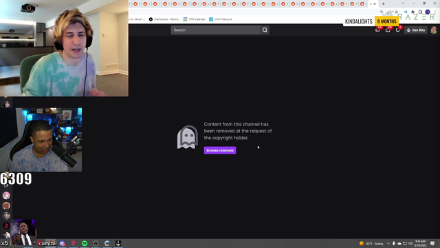 xQc explains the OTK live DMCA