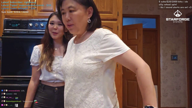 ExtraEmily forces her mum to LIE live on stream