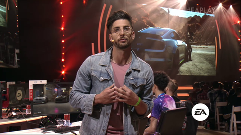 Jesse Welle gets nervous at EA Play