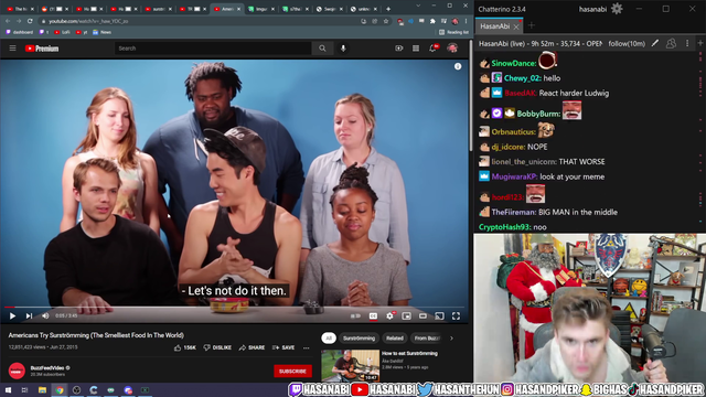 Ludwig Imitates Hasan's Laugh