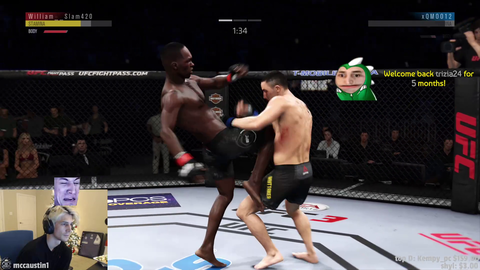 xQc brings his UFC record to 2-48