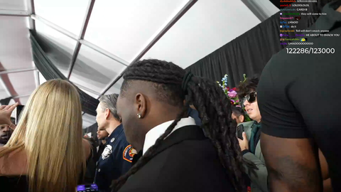 Will Smith fixes Kai Cenat's tie