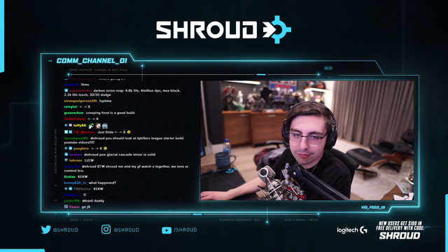 Shroud has a Doc-like stream end