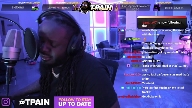 T-Pain Singing About that A**