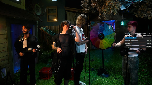 Ludwig - Homer Simpson Arrives to raise money for wildfire relief with BBNO$ and Yung Gravy