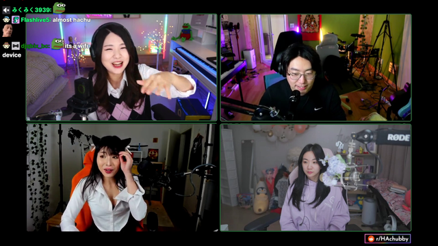 Hachu tells a joke