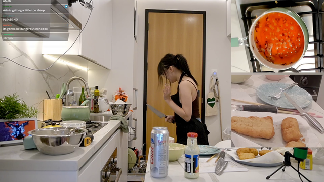 AriaSaki gets a little too adventurous while cooking (Sound Warning)