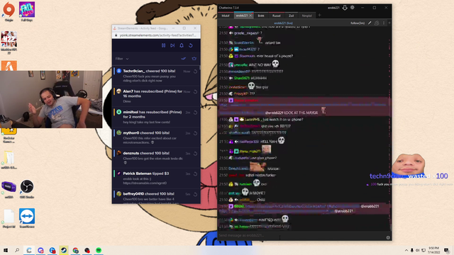 Erobb gets pressed by Chat over his Tesla MicroTransactions