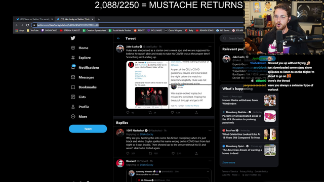 Stanz reacts to Jake Lucky's crazy 100T covid conspiracy