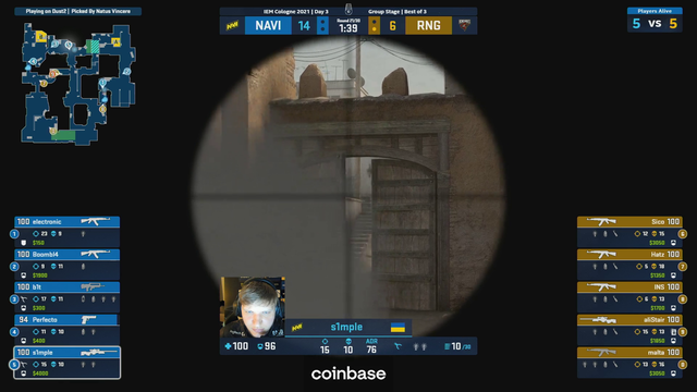 s1mple aggressive awp ace vs renegades