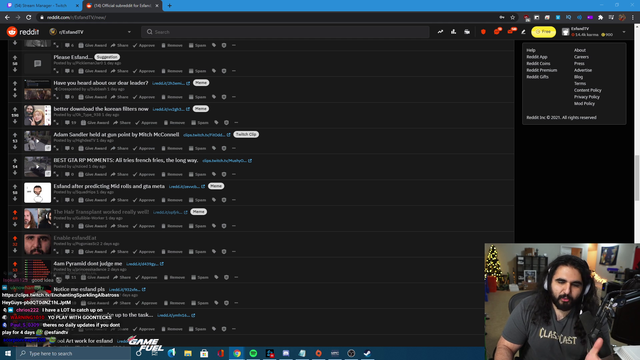 Esfand talking about his future date with Shroud