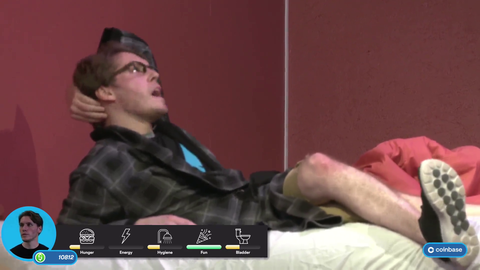 Catboy Maid Ludwig catches Sims character Jerma985 in bed with Death