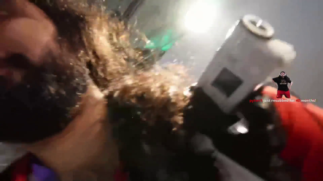 Esfand puts his hand on the speaker