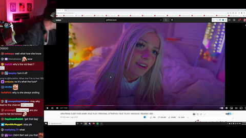 Streamer gets caught in 4k with Youtube watch history