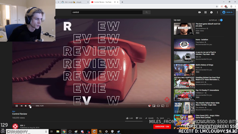 xQc eyebrow moves by itself.