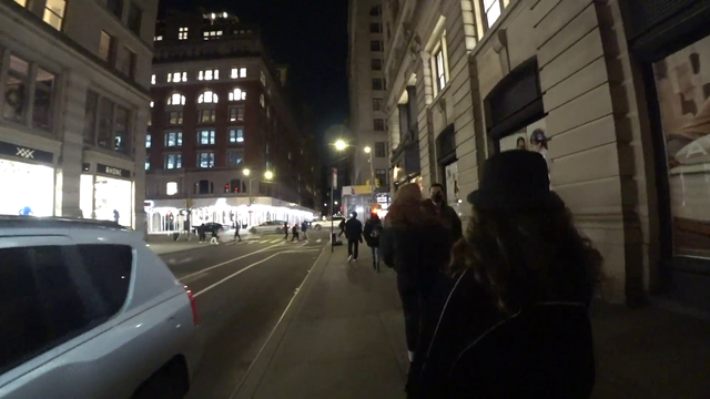 Insane homeless man screams havoc in the streets of New York