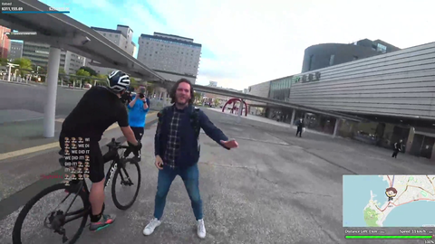 Connor and Chris reach the end of their 500-mile cyclathon