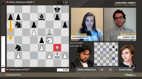 GMHess gangster plays against Alexandra Botez