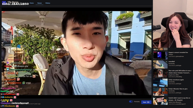 fanfan starts laughing too early