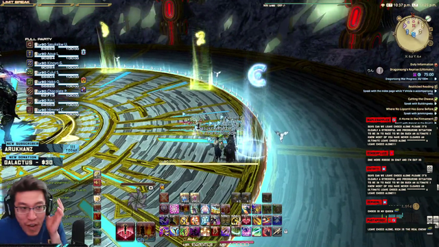 Arthas explaining how a mechanic in the new FFXIV ULTIMATE raid was designed