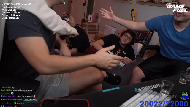 Mizkif french kiss with slick