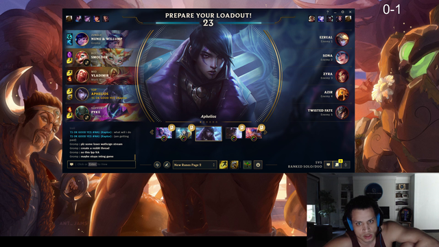 tyler1 gets threatened by his teammate