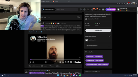 xQc leaks the video Sliker sent him