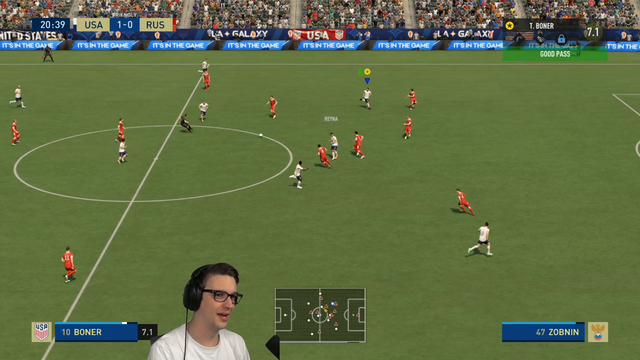 Jericho throws his controller after missing a goal in FIFA