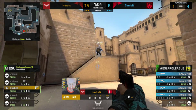 Heroic cadiaN pulls one of the greatest clutchs to win ESL pro league