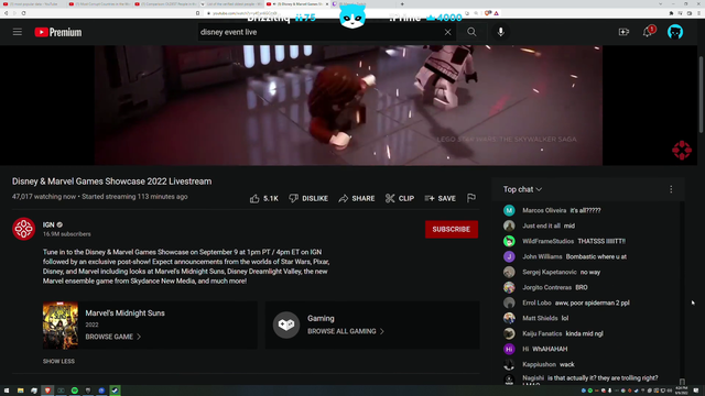 Lirik gives his thoughts on the Disney & Marvel Games Showcase