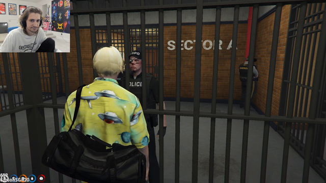 xQc kills cops cus hes mald over being arrested