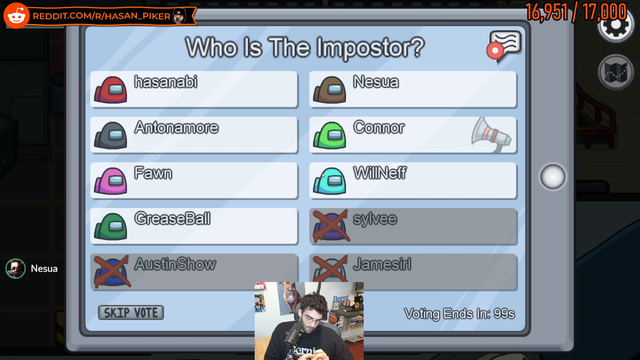 Moist might be the imposter?