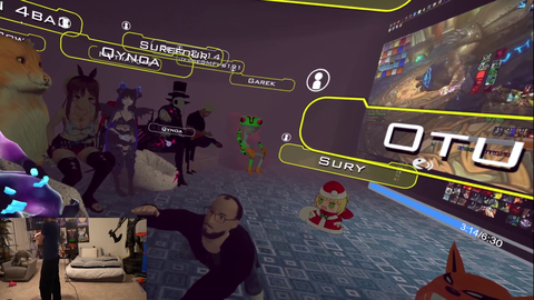 Project 30 raid group has a very productive meeting in VRChat