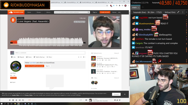 Hasan loves vegans