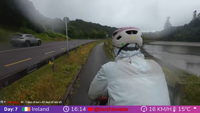 When you bike for miles the only bike trail and this happens to you