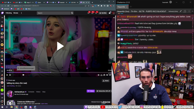 Hasan says that Zherka & Destiny are influencing Adrianah and farming drama
