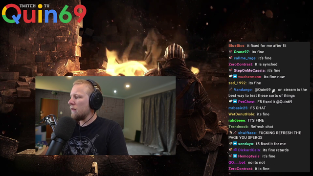 Quin69 smited by Jesus